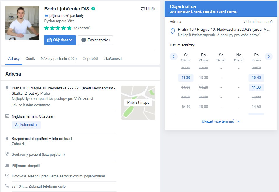 Boris Ljubčenko DiS. názory - fyzioterapeut Praha - ZnamyLekar.cz - Google Chrome 2021-09-02 14.36.27